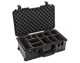 Pelican Case 1535Air Black TrekPak Dividers System Wheeled