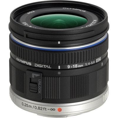 Olympus M.Zuiko 9-18mm f/4.0-5.6 Micro 4/3rds Zoom Lens