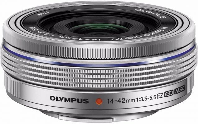 Olympus 14-42mm f/3.5-5.6 EZ Silver Lens