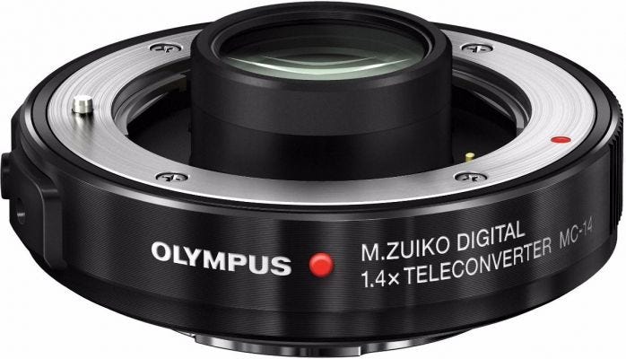 Olympus MC-14 1.4X Tele Converter Black Lens