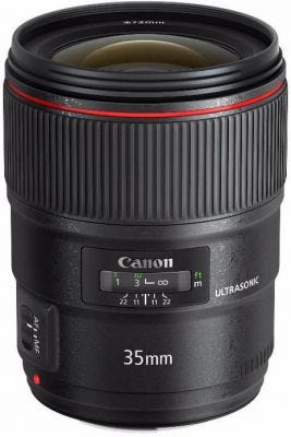Canon EF 35mm f/1.4L II USM Professional Wide Angle Lens