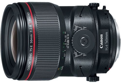 Canon TS-E 50mm f/2.8L Tilt Shift Lens w/Macro