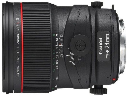 Canon TS-E 24mm f/3.5L II Tilt-Shift Lens