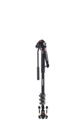 Manfrotto MVMXPROA42W 4 Section - XPro Video Monopod - Fluid Head & Fluidtech Base