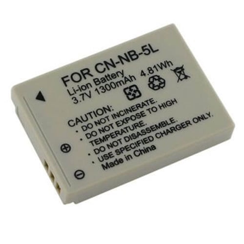 PM Canon NB-5L Battery for Powershot, IXUS and IXY Series Cameras