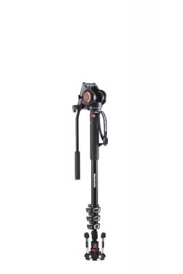 Manfrotto MVMXPRO500 4 Section - XPro Video Monopod - Fluid Head & Fluidtech Base