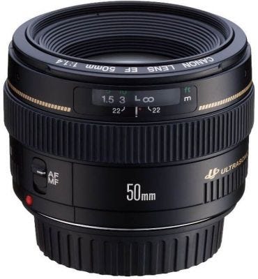 Canon EF 50mm f/1.4 USM Lens