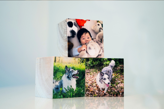 Photo Wood Block - Mini Stax