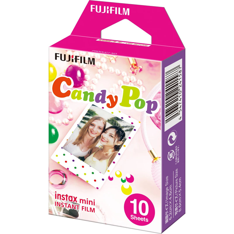 FUJI - Film instantané Instax mini - Candy Pop - Pack 10 photos