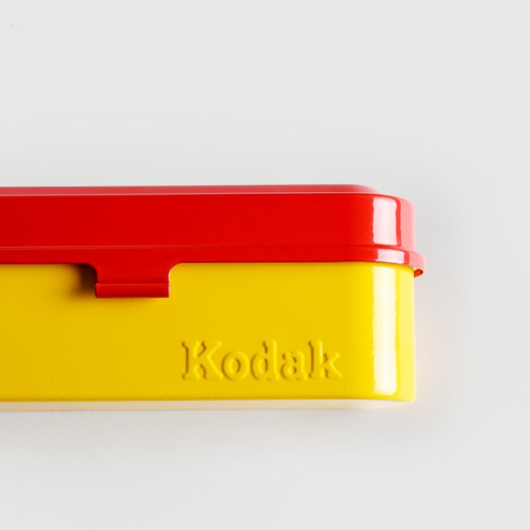 Kodak 135mm Steel Film Case - Red/Yellow