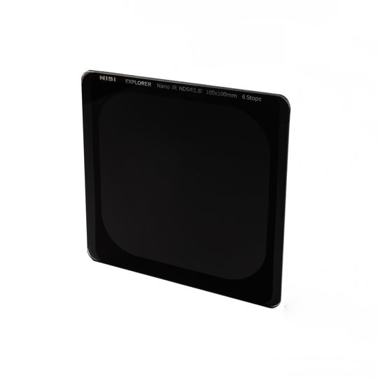 NiSi Explorer Collection 100x100mm Nano IR Neutral Density filter “ ND64 (1.8) “ 6 Stop