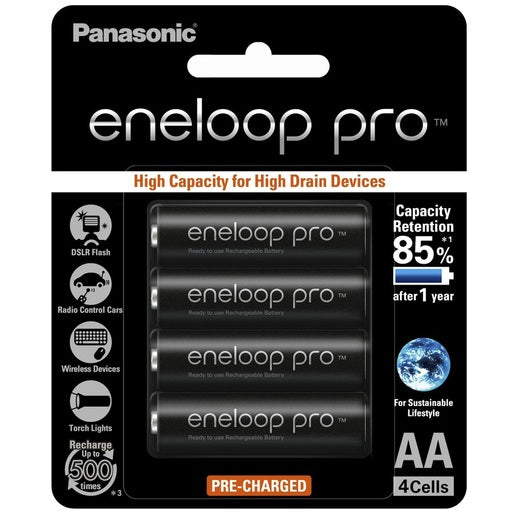 Eneloop Pro AA Battery 4 Pack