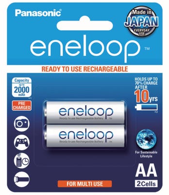 Panasonic Eneloop AA 2 Pack