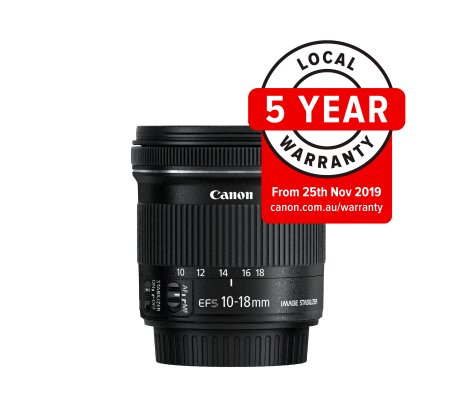 f is stm lens canon 10 18 lens