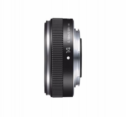 Panasonic Lumix G 14mm f2.5 ASPH II - Black Lens