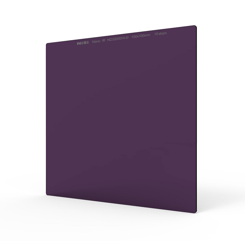 NiSi 100x100mm Nano IR Neutral Density filter “ ND32000 (4.5) “ 15 Stop Super Stopper