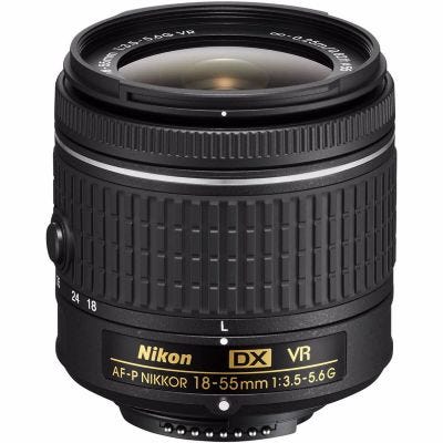 Nikon AF-P DX Nikkor 18-55mm f/3.5-5.6G VR Lens