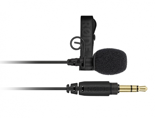 Rode Lavalier GO - Black Broadcast-Grade Microphone with 3.5mm TSR Jack
