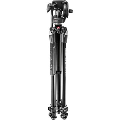 Manfrotto MK290XTA3-2W 3 Section - Tripod Kit with Fluid Video Head & Bag
