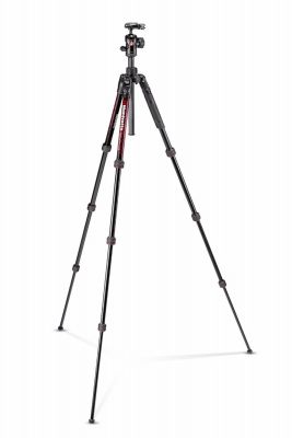 Manfrotto Befree Advanced - Twist Lock Tripod - Red includes MH494-BH & Carry Bag