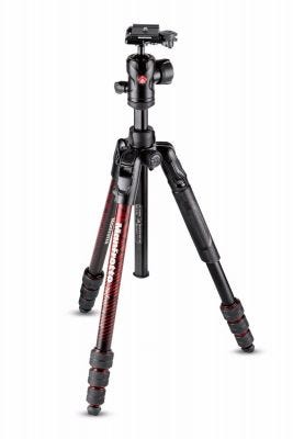 Manfrotto Befree Advanced - Twist Lock Tripod - Red includes MH494-BH & Carry Bag