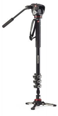 Manfrotto MVMXPROA42W 4 Section - XPro Video Monopod - Fluid Head & Fluidtech Base