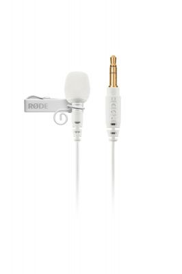Rode Lavalier GO - White Broadcast-Grade Microphone with 3.5mm TSR Jack