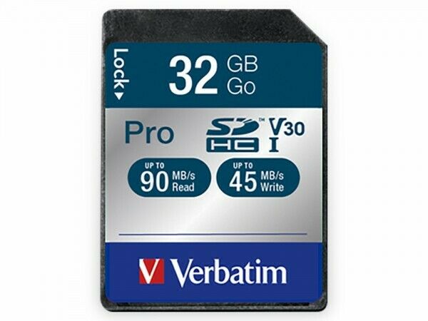 Verbatim PRO 32GB SDHC Memory Card