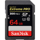 SanDisk 64GB Extreme Pro SDXC UHS-II Memory Card
