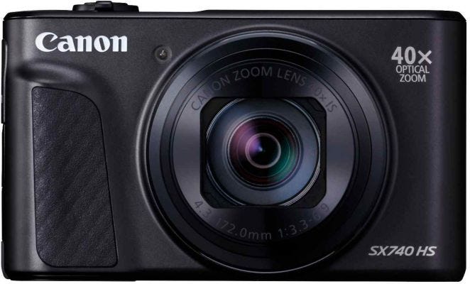 Canon Powershot SX740HS Black Digital Compact Camera