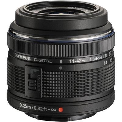 Olympus M.Zuiko 14-42mm f/3.5-5.6 II R Black Lens