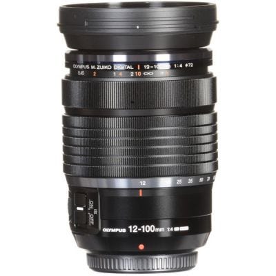 Olympus M.Zuiko 12-100mm f4.0 PRO Black Lens