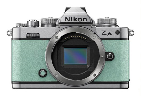 Z fc Body Mint Green + Nikkor Z 16-50mm VR + Z 50-250mm VR Lens