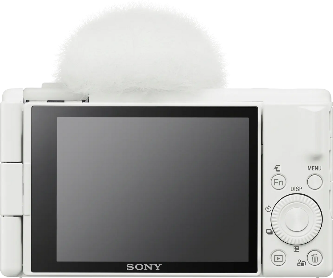 Sony ZV-1F White Digital Vlog Camera