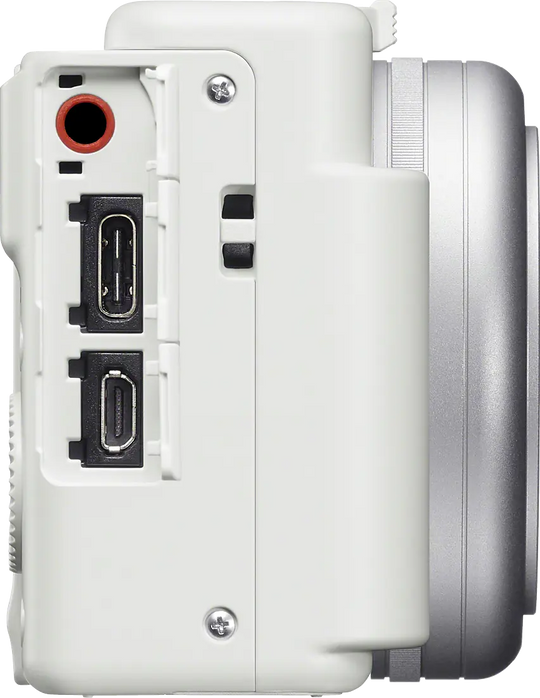 Sony ZV-1F White Digital Vlog Camera