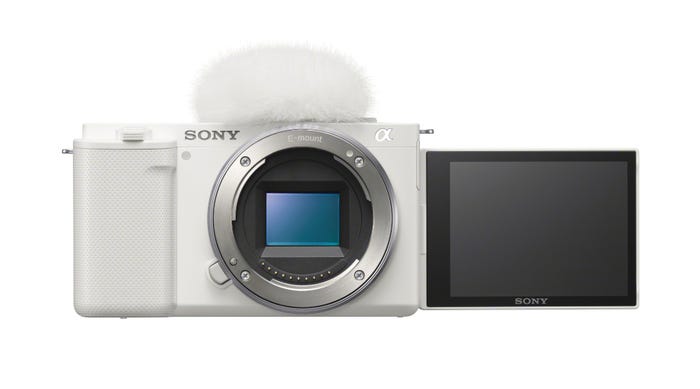Sony ZVE10 White Body Compact System Camera
