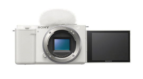 Sony ZVE10 White Body Compact System Camera